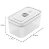ZWILLING Fresh & Save Vacuum Sealed Plastic Container, Medium, 36804-200 (Official Japanese Product)