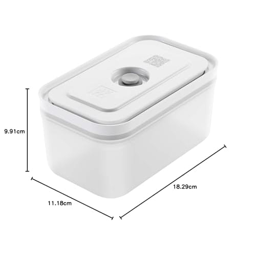 ZWILLING Fresh & Save Vacuum Sealed Plastic Container, Medium, 36804-200 (Official Japanese Product)