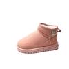 2024 New Girl Snow Boots Warm Plush Kids Winter Ankle Boots Fashion Outdoor Versatile Children Causal Cotton Boots Breathable