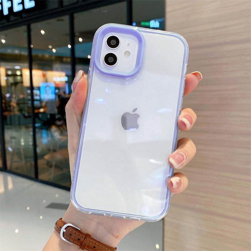 2023 3 in 1 clear Bumper Shockproof case Logo Print Mobile Cover Custom Phone case for iphone 14 Pro Max