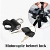 Universal Motorcycle Helmet Lock Portable Metal Handlebar Lock Anti-theft Lock  Bicycle
