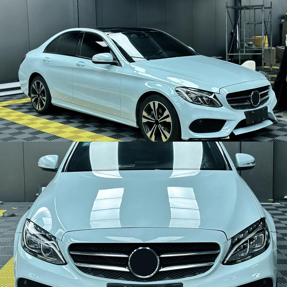 Глянцевая Gulf Blue Высококачественная ПЭТ пленка для автомобиля Виниловая пленка Автовинил Наклейка Мотоцикл Авто Декор Аксессуары Без пузырей