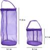 Purple Yarn Holder Nylon Knitting Bag Mesh Storage Bag Mesh Knitting Bag  DIY Craft