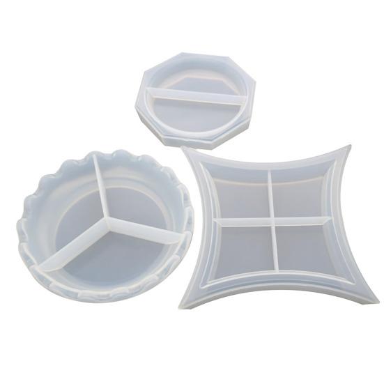 Эластичная эпоксидная силиконовая форма неправильной формы, форма для художественных ремесел, изготовление блюда для хранения