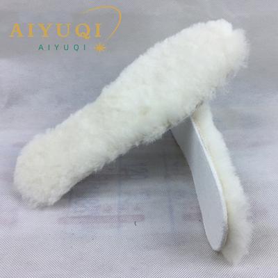 Модная женская стелька из натуральной овчины, австралийской шерсти, теплая и удобная шерстяная стелька на зиму, стелька с подкладкой