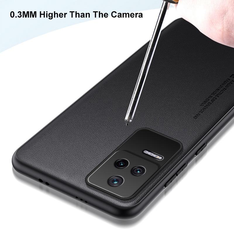 Роскошный чехол из искусственной кожи для Xiaomi Poco F4, матовый чехол, силиконовый противоударный защитный чехол для телефона Redmi K40S K50 Pro Coque