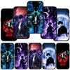 Phone Case for Samsung Galaxy S24 S23 iPhone 15 14 Xiaomi Redmi Note 13 12 11 8 10 9 Pro Max X XR OPPO Huawei Solo Leveling Anime Sung Jin Woo Cover