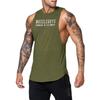 Men's Sleeveless Training Top Summer Cotton Sports Fitness Vest Breathable Loose T-shirt