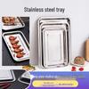 5-pack 410 stainless steel tray, 60x40см
