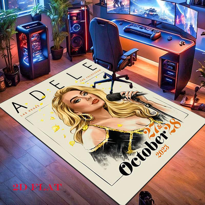 Adele Heart Carpet Rug for Living Room Bedroom Home Sofa Decoration,Kids play Nonslip Floor Mat