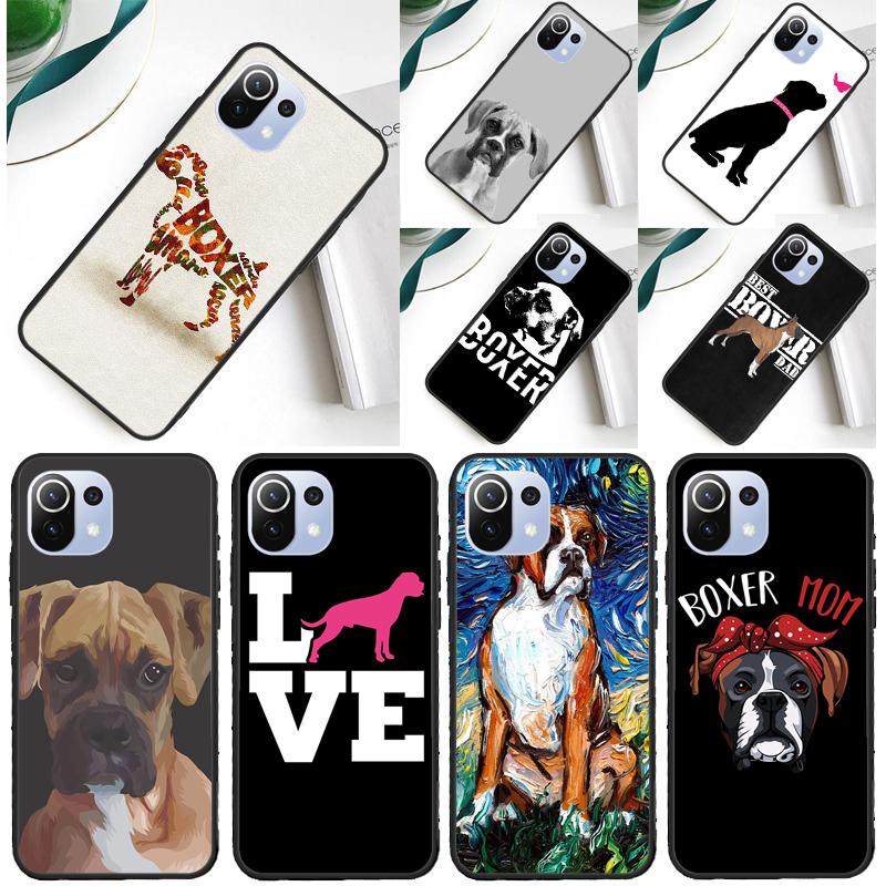 Boxer Dog Puppy Cover For Xiaomi 14 13 Ultra 11T 12T 13T 14T Pro POCO X7 Pro X3 X5 F3 F5 F6 M6 X6 Pro Case