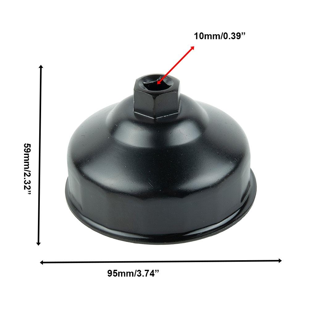 86ММ Ключ для масляного фильтра Инструменты для корпуса Для BMW/Volvo Съемник крышки Алюминий