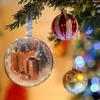 Забавные мини-упаковки, украшение, мини-коробка Express, прозрачный шар, украшение, рождественская елка, подарок