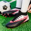 Мужские футбольные бутсы с длинными шипами и высокой лодыжкой, футбольные бутсы FG, уличные бутсы для травы, футбольные бутсы, тренировочные спортивные футбольные бутсы