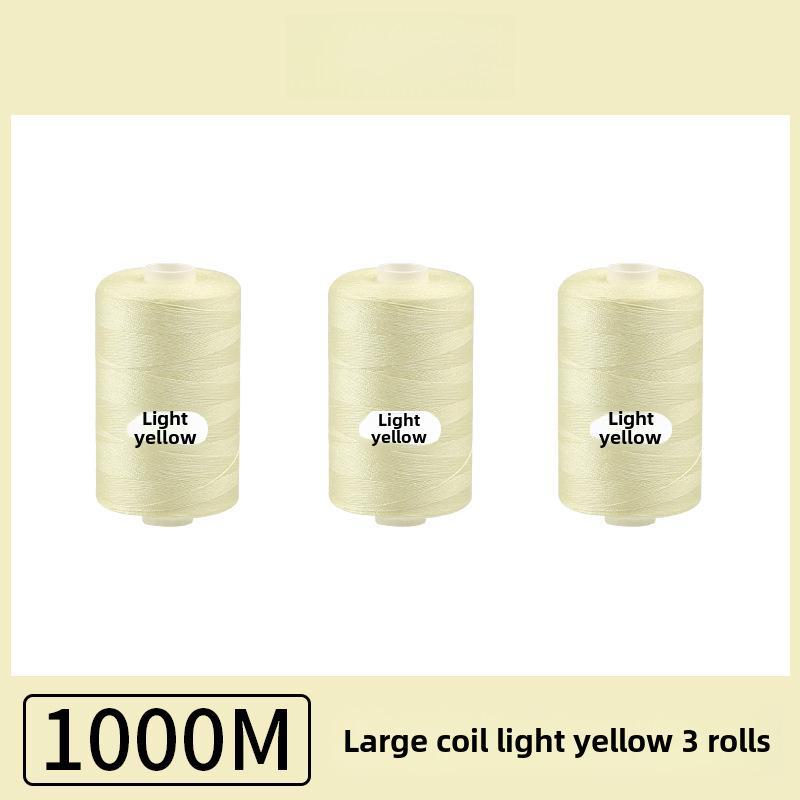 1000 ярдов ниток для бытового шитья: Полиэстер, цветная ручная работа, тонкая катушка