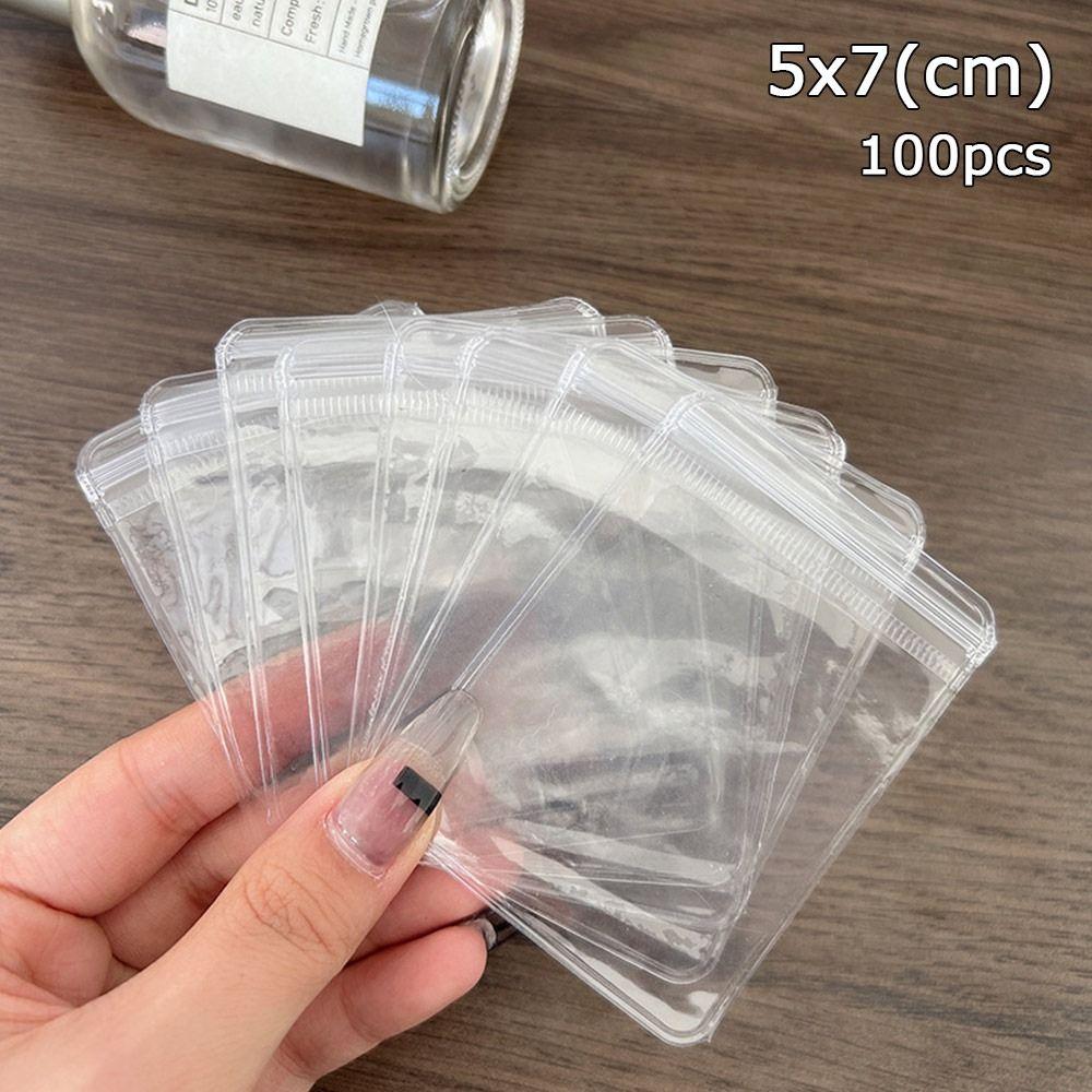 Мешочки для хранения ожерелий, браслетов, колец, Ювелирный мешочек, Пакеты с застежкой-молнией, Самозапечатывающийся пакет, ПВХ-пластик