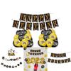 2022 Happy New Year Party Supplies Decorations Elegant Gold Balloon Set And Banner