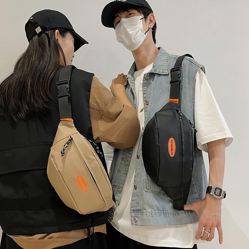 Мужская поясная сумка, женская летняя легкая нагрудная сумка, повседневная нейлоновая сумка, сумка через плечо через плечо