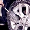 1 шт. Легко моющиеся диски спицы Щетка для колес автомобиля Нескользящая ручка Автомобильная моющая перчатка