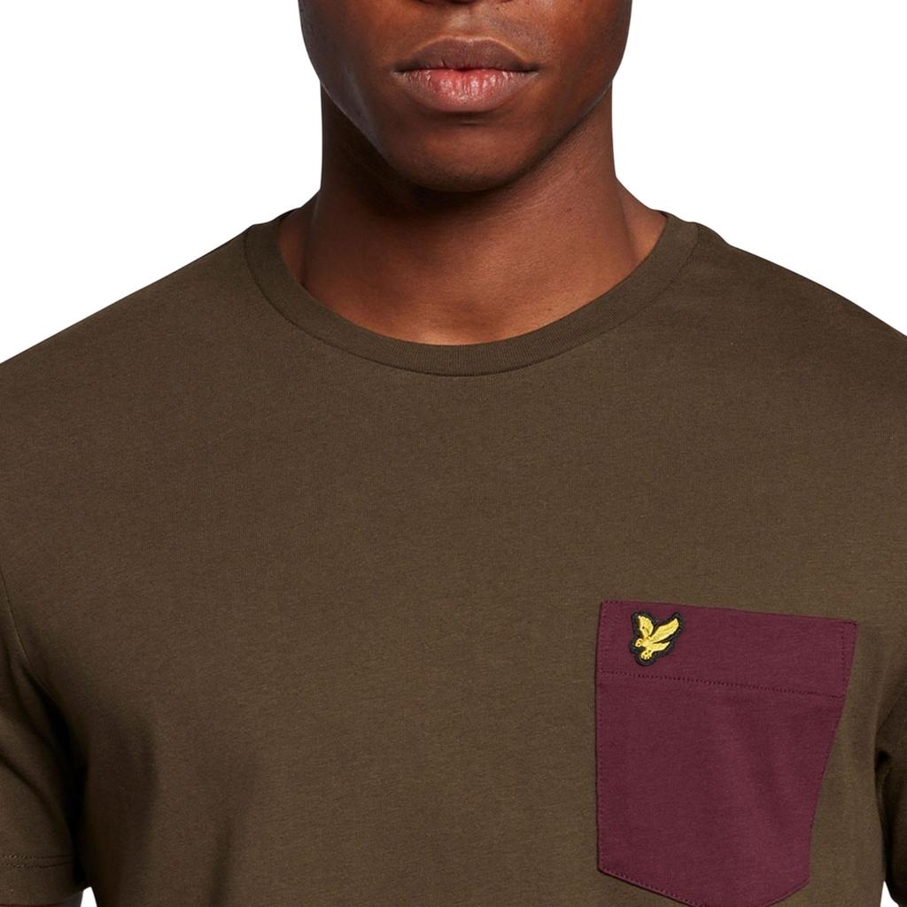 Lyle & Scott Mens Contrast Pocket T-Shirt