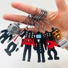 Titan Sound Man Keychain Pendant Wholesale Cross-border Toilet Man Surveillance Tv Man Game Decoration