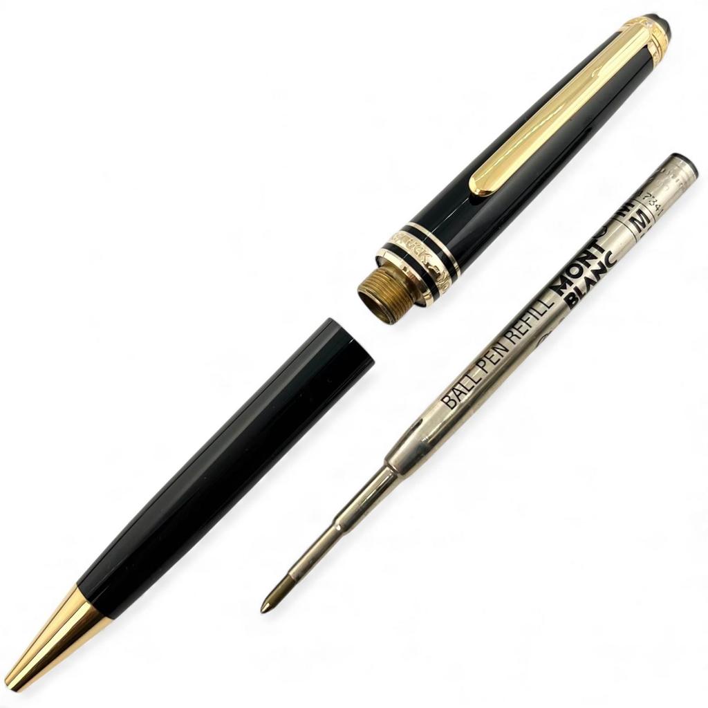 Great MONTBLANC Ballpoint pen Meisterstück 75th Anniversary 1P Diamond Used