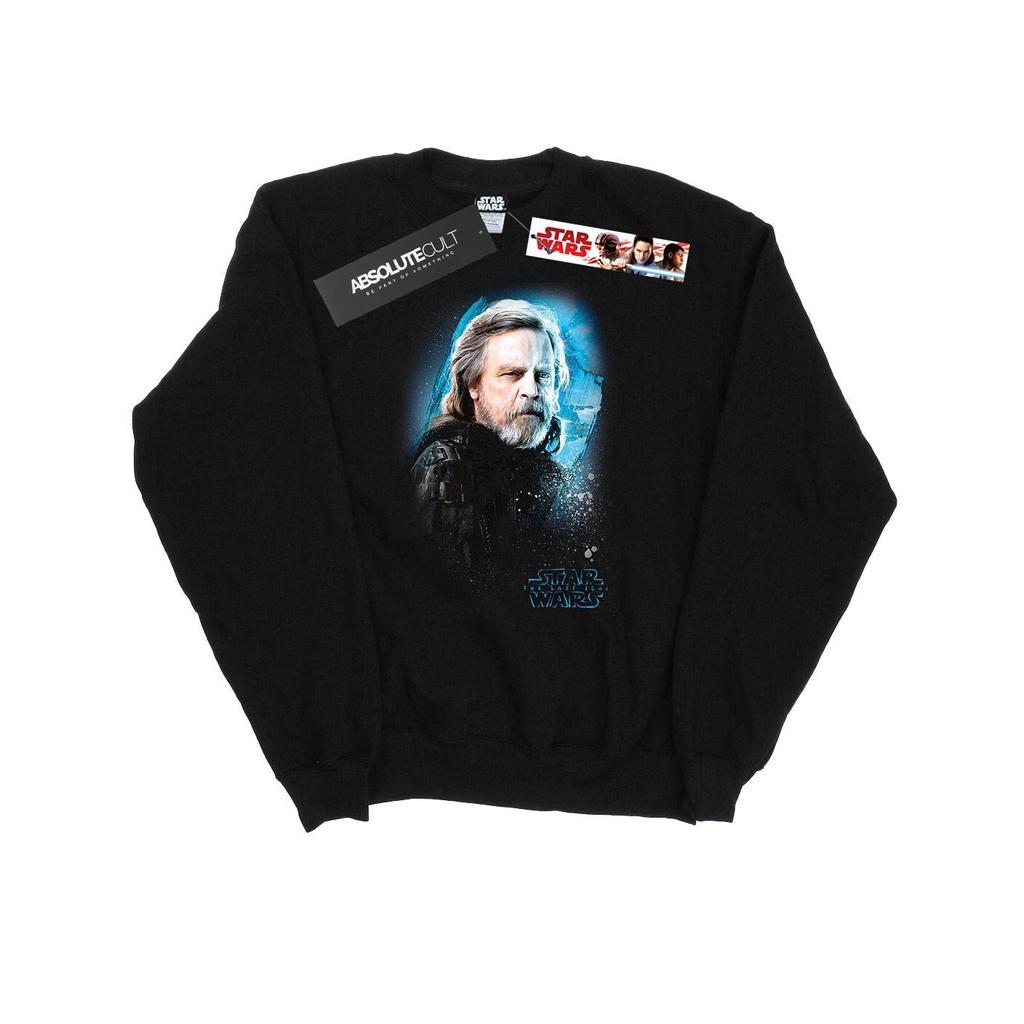 Star Wars Mens The Last Jedi Luke Skywalker Brushed Sweatshirt