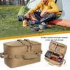 Outdoor Camping Gas Tank Storage Bag Large Capacity Ground Nail Tool Bag Gas Bus Picnic Cookware Utensils Kit Organizer