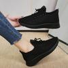 Autumn Women'S Breathable Non-Slip Platform Fashion New Casual Shoes For Womenshoes Korean Running Shoes Black Sneakers