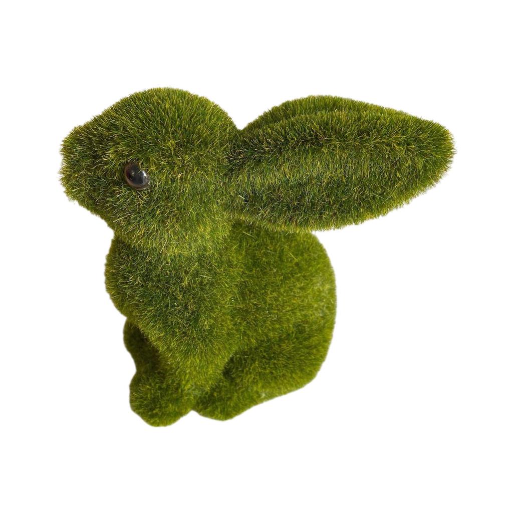 Пасхальный искусственный мох кролик украшение стайка стоящая статуя кролика скульптура для сада газон двор декор