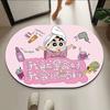 Cartoon Shin Chan Diatomaceous Earth Bath Mat Non-Slip Absorbent Floor Bathroom Kitchen Entryway