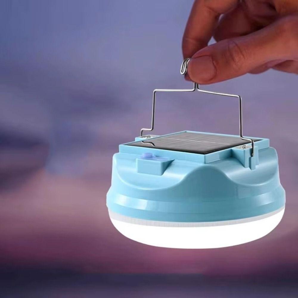 3 Lighting Modes Solar Powered LED Camping Light Waterproof Ultra Bright LED Light  Outdoor Camping