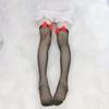 Love New Ultra-Thin White Bow Thigh-High Stockings