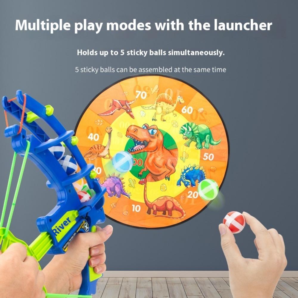 Children Throw Sticky Balls, Fold Targets, Bow and Arrow Launches, Parent-child Interactive Games