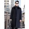 High-end Cashmere Coat for Men, Mid-length Knee-length Mink Fur Collar, Full Mink Lining, Thickened Woolen Woolen Coat