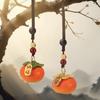 Кулон «Руи» из хурмы: Чайная церемония и брелок для автомобиля на благословение и мир