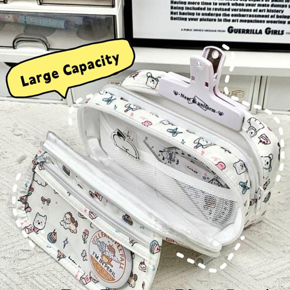 Многофункциональная сумка для ручек большой вместимости, сумка для канцелярских товаров, новый пенал, школа, офис