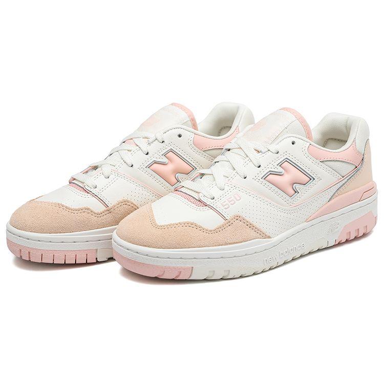 New Balance 550 Бело-Розовые Женские Кроссовки BBW550WP