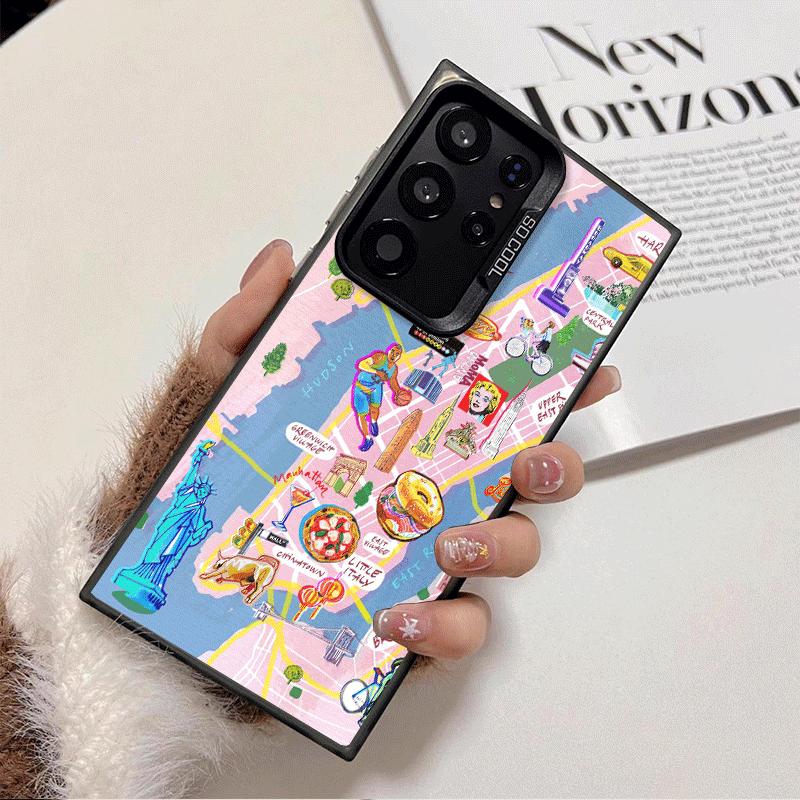 NYC Нью-Йорк Город Ударопрочный Чехол для Телефона для Samsung Galaxy S26 Edge S25 Ultra S24 FE S23 Plus S21 Чехол Защита от Падения Fundas