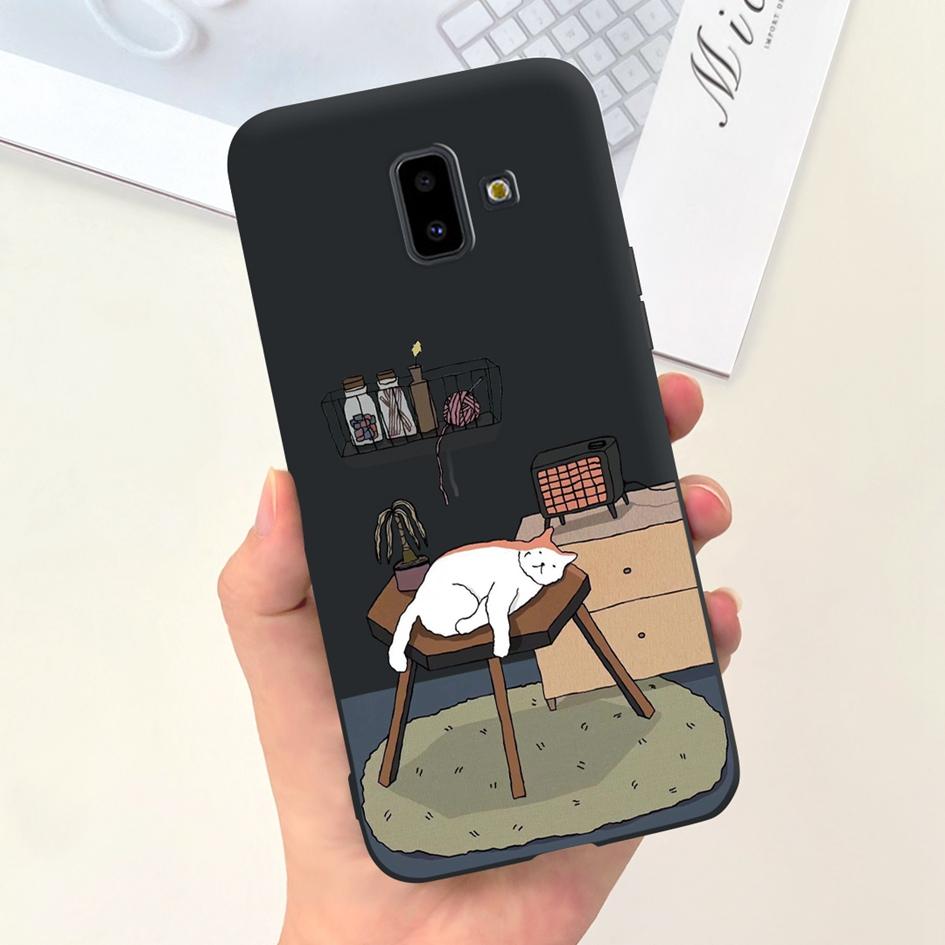 Чехол для Samsung Galaxy J4 J6 Plus 2018 Популярный Цветок Мягкий Силикон Задняя Крышка Телефона Для Samsung J6Plus J4Plus J610F J415F Capa