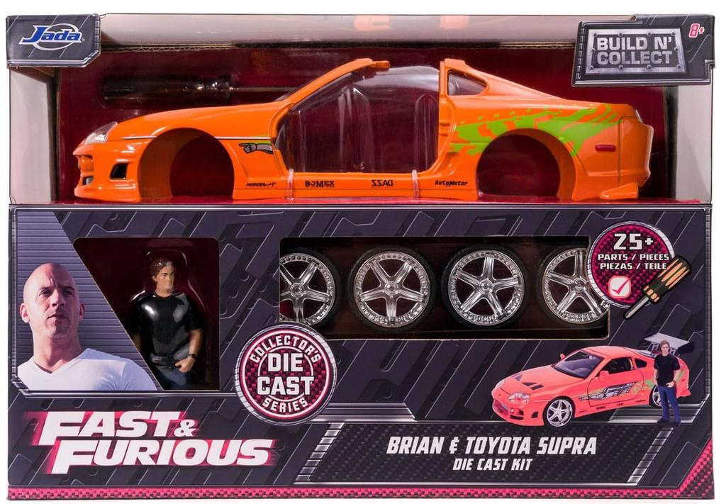 Jada Toys Fast & Furious Series 1/24 F&F Toyota Supra Orange Brionan Assembly Kit JADA30699