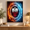 Poland Football Diamond Painting Kit 5D Full Drill DIY Diamond Mosaic Wall Art Home Decor