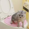 Система приучения кошки к туалету Набор для приучения кошки к туалету Научить пользоваться Многоразовое сиденье-туалет для кошки Инструмент-сиденье для дрессировки кошки