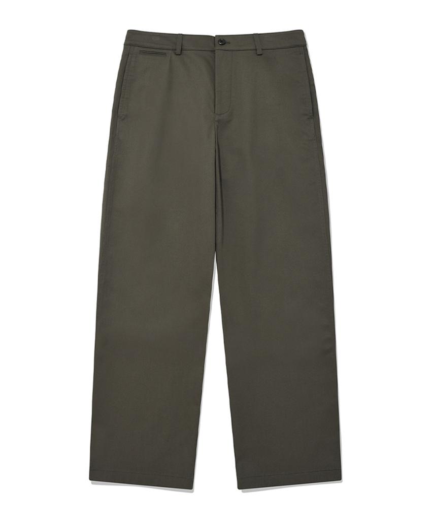 COVERNAT Semi-Wide Chino Pants Khaki