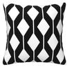 Geometric Black  White Pattern Pillow Covers Pattern Cushion Cover Suitable For Sofa Bedroom Car Pillow Cover