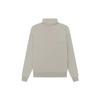 Fear of God Essentials Essentials SS23 Turtleneck with Front Logo Embroidery and Thicken Warm Design Men Sweatshirt Seal-Grey FOG-SS23-073