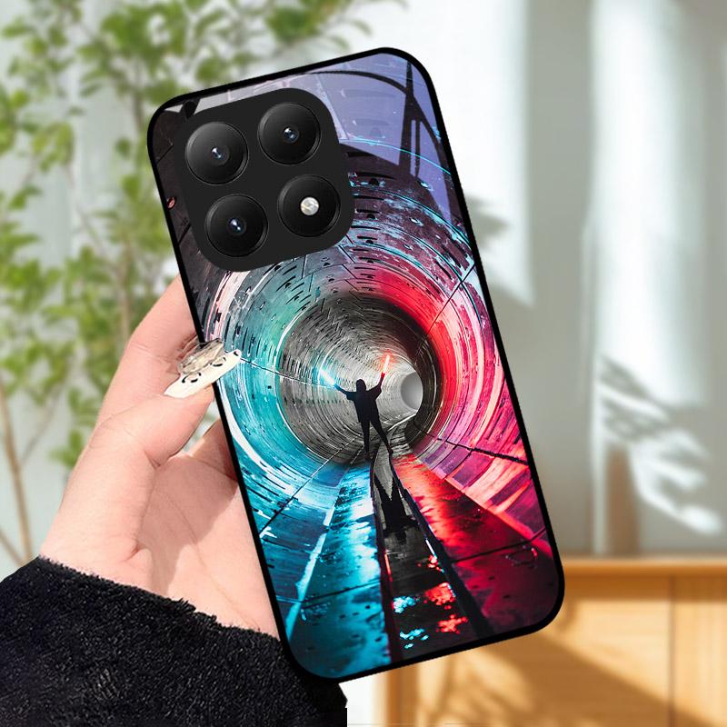 Чехол для Xiaomi 15T Pro Mi 15T 5G Защита объектива камеры Закаленное стекло Чехол для Xiaomi 15 T Pro 15TPro Ударопрочный чехол для телефона