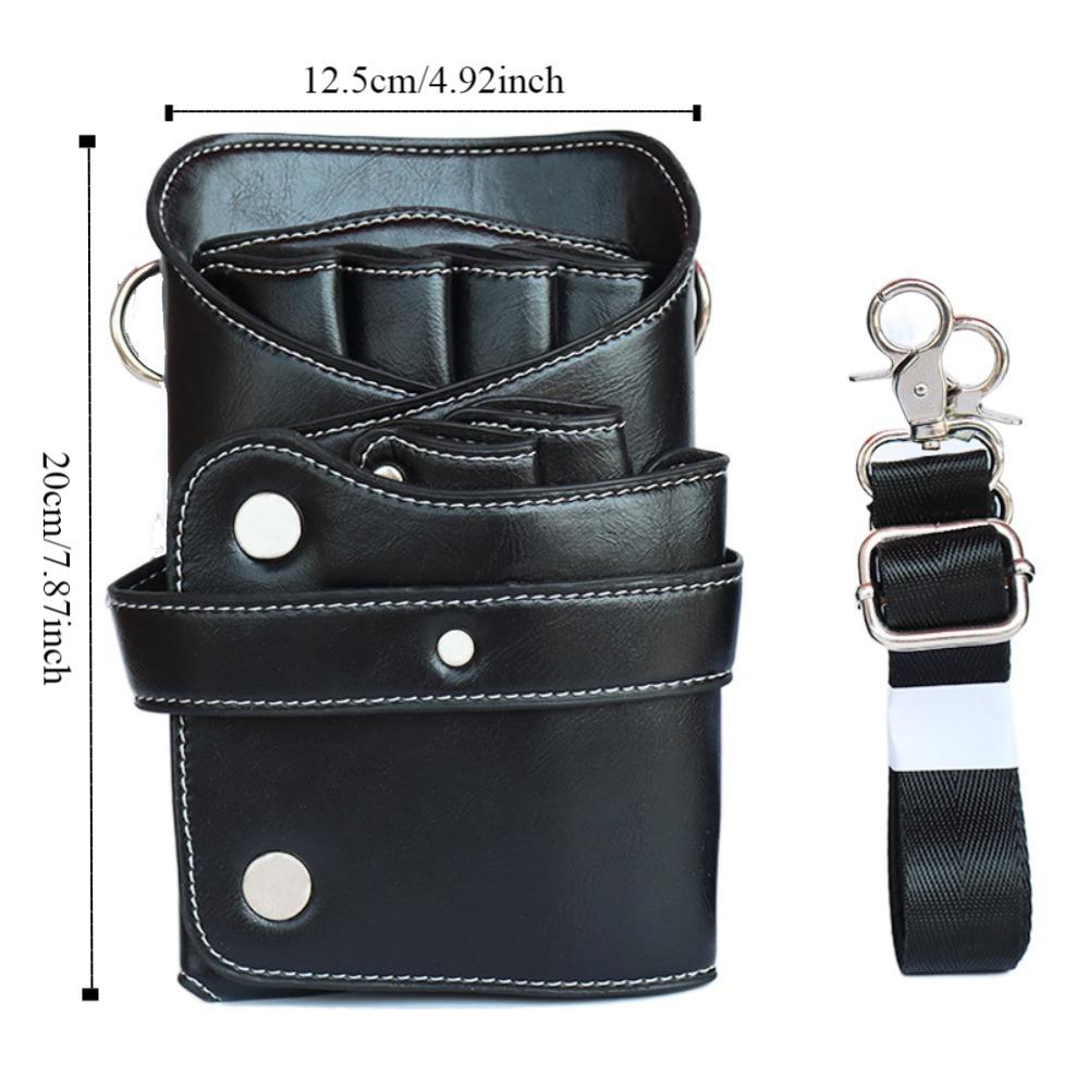 С поясом на плечо сумка для парикмахерских ножниц PU кожаный чехол сумка держатель ножницы сумки для хранения салон