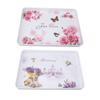 Plastic Serving Tray Rectangular 15.4x10.6in Reusable Food Platter for Snack Fruit Cookies Desserts 