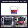 Беспроводной экран CarPlay Стерео Android 14 Для Toyota Highlander 1 XU20 2001-2007 Автомагнитола Мультимедийная навигация Сенсорный экран